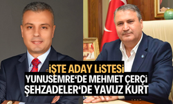 YUNUSEMRE’DE MEHMET ÇERÇİ, ŞEHZADELER’DE YAVUZ KURT