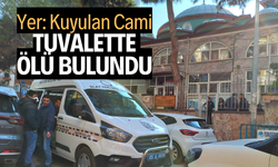 Cami tuvaletinde ölü bulundu