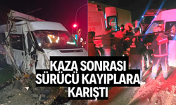 Kaza sonrası sürücü kayıplara karıştı