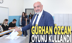 Gürhan Özcan, oyunu kullandı