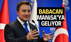 ALİ BABACAN MANİSA’YA GELİYOR