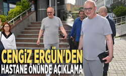 Cengiz Ergün'den hastane önünde açıklama