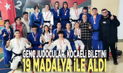 Genç judocular Kocaeli biletini 19 madalya ile aldı