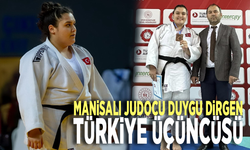 Manisalı judocu Duygu Dirgen, Türkiye üçüncüsü