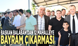 Başkan Balaban'dan 12 mahalleye bayram çıkarması