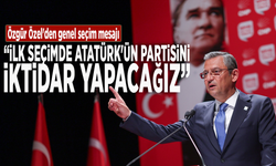 Özgür Özel'den genel seçim mesajı: "İlk seçimde Atatürk'ün partisini iktidar yapacağız"