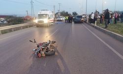 Ege'de feci kaza! Otomobil ile çarpışan motosiklet sürücüsü hayatını kaybetti!