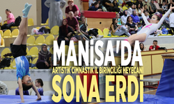 Manisa'da Artistik Cimnastik İl Birinciliği heyecanı sona erdi