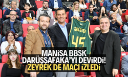 Manisa BBSK Darüşşafaka’yı devirdi! Zeyrek de maçı izledi