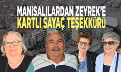 Manisalılardan Başkan Zeyrek’e kartlı sayaç teşekkürü