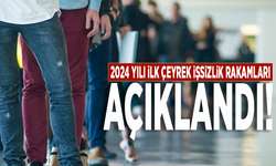 2024 yılı ilk çeyrek işsizlik rakamları açıklandı!