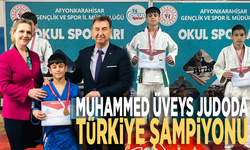 Muhammed Üveys judoda Türkiye Şampiyonu