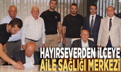 Hayırseverden ilçeye Aile Sağlığı Merkezi