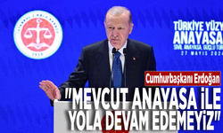 Cumhurbaşkanı Erdoğan: "Mevcut anayasa ile yola devam edemeyiz"