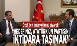 Özel'den İmamoğlu'na ziyaret: “Hedefimiz, Atatürk'ün partisini iktidara taşımak"