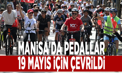 Manisa'da pedallar 19 Mayıs için çevrildi