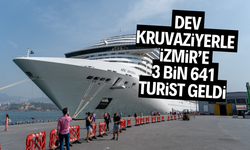Dev kruvaziyerle İzmir’e 3 bin 641 turist geldi
