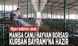 Hijyen tedbirleri alındı... Manisa Canlı Hayvan Borsası Kurban Bayramı’na hazır