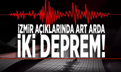 AFAD duyurdu! İzmir açıklarında art arda iki deprem