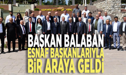 Başkan Balaban esnaf başkanlarıyla bir araya geldi