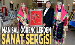 Manisalı öğrencilerden sanat sergisi