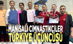 Manisalı cimnastikçiler Türkiye üçüncüsü