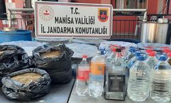 Manisa’da 600 litre sahte içki ele geçirildi