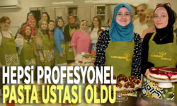 Hepsi profesyonel pasta ustası oldu