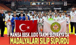 Manisa BBSK Judo Takımı Slovakya'da madalyaları silip süpürdü
