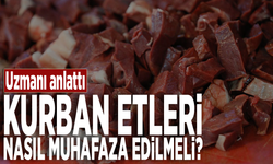 Uzmanı anlattı: Kurban etleri nasıl muhafaza edilmeli?