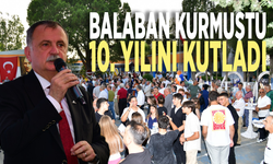 Balaban kurmuştu 10. yılını kutladı