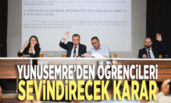 Yunusemre’den öğrencileri sevindirecek karar