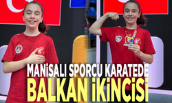 Manisalı sporcu, karatede Balkan İkincisi