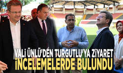Vali Ünlü'den Turgutlu'ya ziyaret: İncelemelerde bulundu