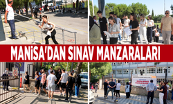 Manisa'dan sınav manzaraları