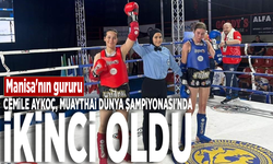 Manisa'nın gururu: Cemile Aykoç, Muaythai Dünya Şampiyonası'nda ikinci oldu