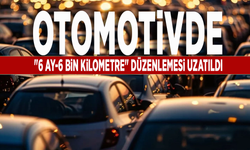 Otomotivde "6 ay-6 bin kilometre" düzenlemesi uzatıldı