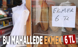 Bu mahallede ekmek 6 TL