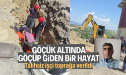 Göçük altına kalarak ölen işçi toprağa verildi