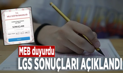 MEB duyurdu.... LGS sonuçları açıklandı