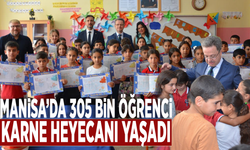 Manisa’da 305 bin öğrenci karne heyecanı yaşadı