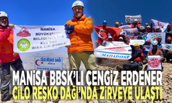 Manisa BBSK’lı Cengiz Erdener, Cilo Reşko Dağı’nda zirveye ulaştı