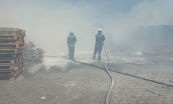 İlçedeki sanayi sitesinde yangın paniği! Panel işletmesinden palet imalathanesine sıçradı, İtfaiye eri yaralandı!