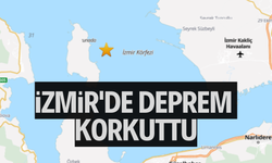 İzmir'de deprem korkuttu