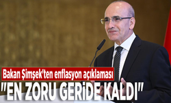 Bakan Şimşek'ten enflasyon açıklaması: "En zoru geride kaldı"