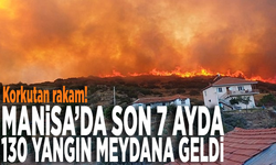 Korkutan rakam! Manisa’da son 7 ayda 130 yangın meydana geldi