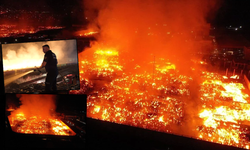 Aydın'daki yangın 4'üncü gününde: Şehrin üstüne kül yağıyor