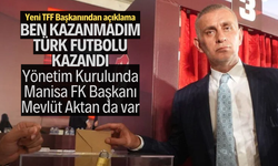 TFF'nin yeni Başkanı İbrahim Hacıosmanoğlu'ndan seçim sonrası ilk açıklama