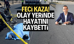 Tıra çarpan motosiklet sürücüsü hayatını kaybetti