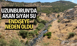 Uzunburun'dan Gediz'e akan siyah su endişeye neden oldu